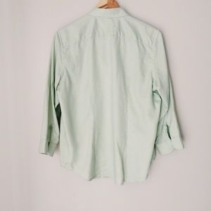 Vintage Tops - Vintage 100% Linen Blouse Mint/Sage Green Chaps Vintage Tops - Vintage 100% Linen Blouse Mint/Sage Green Chaps